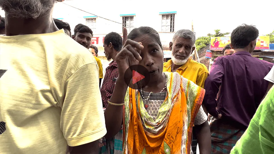 দিনমজুর মনিকার চোখে আগুন আর কান্না